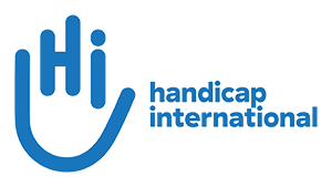 Logo von Handicap International.