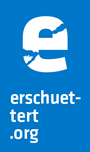 Logo von erschüttert.org - ein kaputter Buchstabe e